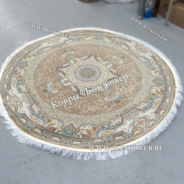 Круглый Ковер для Гостиной Медальон Дизайн 30441