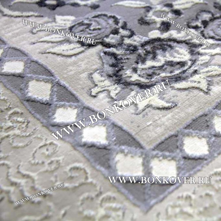 Ковер Турция Для Гостиной Дизайн 68 Серый