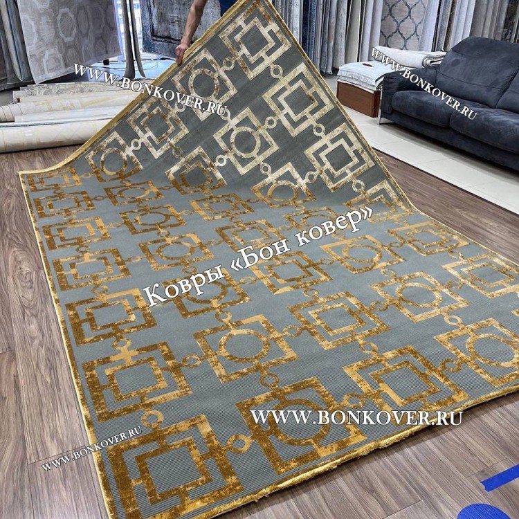 Геометрический Ковер Для Гостиной Дизайн 30587